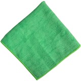 VISIONCHART WHITEBOARD CLEANING CLOTH MICROFIBRE 400 X 400MM GREEN PACK 10