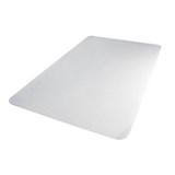 FLOORTEX CHAIRMAT CARPET POLYCARBONATE DEEP PILE RECTANGLE 1160 X 1500MM CLEAR
