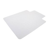 FLOORTEX CHAIRMAT KEYHOLE HARDFLOOR PVC 900 X 1210MM CLEAR